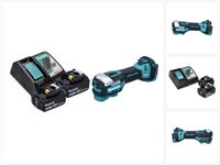 Makita DTM 52 RT akumulátorové multifunkčné náradie 18 V Starlock Max Brushless + 2x akumulátor 5,0 Ah + nabíjačka