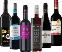 Alkoholfreies Rotwein Paket - 6 ausgewählte Rotweine - 6x 0,75l