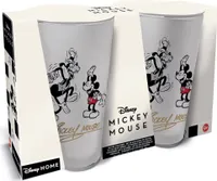 Stor Mickey Vintage Gläser Mit Mausmotiv 490ml 2 Einheiten    One Size