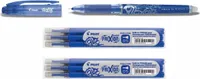 Pilot Frixion Point 0.5 Tintenroller blau + 6 Ersatzminen