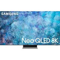 Samsung Series 9 QE75QN900AT, 190,5 cm (75 Zoll), 7680 x 4320 Pixel, Neo QLED, Smart-TV, WLAN, Silber, Edelstahl