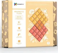 Connetix magnetické dlaždice Base Lemon Peach 2 kusy