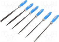 1x Set: Feilen Anzahl der Feilen: 6 nadelbaumförmig  L. ges: 160mm 32016 Feilen un