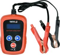 Yato YT-83113, 12V car battery, Plombierte Bleisäure (VRLA), 15 V, Schwarz, Rot