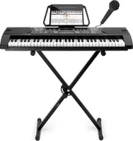 Áengus Keyboard 61 kláves, piano se stojanem a mikrofonem - A289
