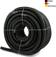 18m Solarschlauch + Schwimmbad Schlauch, schwarz Ø 32mm