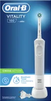 Oral-B Vitality 100 Elektrická zubná kefka s technológiou Braun, biela