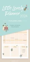 Little Lovely Planner 2024 Familienplaner - Familien-Timer - Termin-Planer - Kinder-Kalender - Familien-Kalender - 22x45
