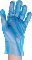 TPE Handschuhe Einmalhandschuhe 200 Stück BLAU / L