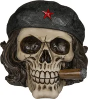 Spardose Totenkopf Freiheitskämpfer mit Zigarre
