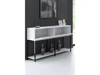 Skye Decor, Lord - Black, White, szafka do salonu, czarna, 150 x 80 x 30 cm
