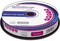 MediaRange MR214 CD-R Rohlinge - 700MB/80Min, 52-fach/Spindel, Packung mit 10 Stück