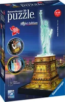 RAVENSBURGER Osvetlené 3D puzzle Night Edition Socha slobody 108 dielikov