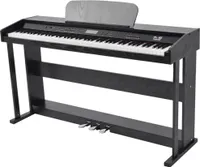 Digitální piano s 88 klávesami a pedály Černá melaminová deska