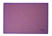 Schneidematte 3-lagig und selbstheilend violett pink 90x120cm A0