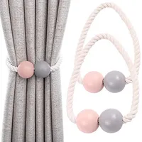 Magnetische Vorhang Raffhalter 2 Stück Vorhang Raffhalter Kinderzimmer Holz Fenster Drapieren Holdbacks Vorhang Clips für zu Hause, Wohnheim, Büro, Hotel Fenster Dekorative