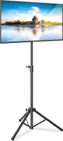 Držiak na TV Pyle, stojan na TV pre 32-palcové TV, prenosný stojan na TV s VESA 75x75,100x100, 200x100, 200x200, 82-152cm, 0-360°, max. 10kg