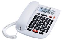 Alcatel TMax 20, weiß, Telefon, Festnetz, Seniorentelefon, große Tasten, LCD,LED