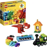 LEGO 11001 Classic Bausteine - Erster Bauspaß, Baukasten mit LEGO Steinen, Konstruktionsspielzeug ab 4 Jahre, tolles Geschenk