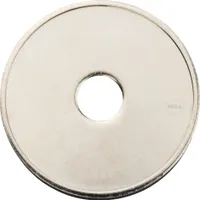 Lochmarke, runde Wertmarke M24-3 (26mm x 1,5mm), Jeton gelocht, vernickelt, VE=100