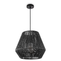 Pendelleuchte Esstisch Hängelampe Esszimmer Lampe E27 Papier Boho Rattan