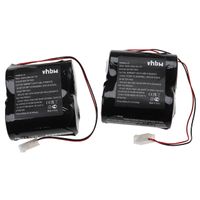 vhbw 2x Batterie kompatibel mit ABUS Secvest 2WAY FU8220 Alarmanlage, Alarmsystem, Funk-Außensirenen (15Ah, 3V, Alkaline)