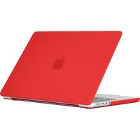 Mobigear Matte - Apple MacBook Pro 14 Zoll (2021-2024) Hardcase Hülle MacBook Case - Rot