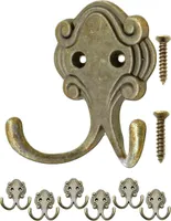 'FUXXER® Antike Schubladen Griff-Muscheln, Möbel-Griffe, Bronze Design, 100 x 26 mm, 4er Set'