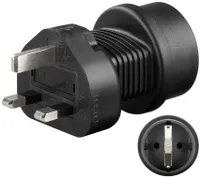 Netzadapter UK, Schwarz