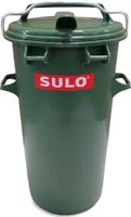 Runde 50 L Mülltonne Farbe grün Retro Tonne Mülleimer Abfalltonne mit ALU-Bügel (50 Sulo grün m.B.)