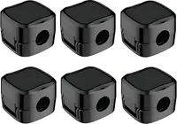 6pcs Magnet Kabel Clips Kabelhalter, Schreibtisch Kabelmanagement Farbe: Schwarz,