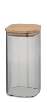 Kela Vorratsglas 1.5 Liter Glas Vorratsdose Nea mit Buchenholzdeckel