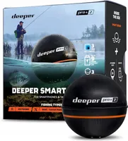 Echosonda Deeper Pro+2 wykrywacz ryb GPS ITGAM1080 czarny