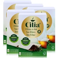 CILIA® Teefilter 100Stk. Grösse M mit/ohne Halter verwendbar ( 5er Pack )