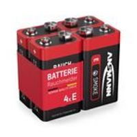 4 ANSMANN Alkaline longlife Rauchmelder 9V Block Batterien - Premium Qualität