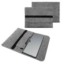 Sleeve Tasche für Microsoft Surface Pro 9 8 7 7+ Schutzhülle Hülle Tablet Filz, Farben:Grau