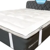 Matratzetopper 140x200 - Nice Dreams Series - 3d Air Hotel Topper - Anti Bakteriell -  Waschbar - mit elastische Ecken