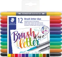 STAEDTLER Fasermaler D.spitze lettering 12ST
