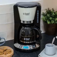Russell Hobbs Kaffeemaschine Colours Plus Creme 1100 W 1,25 L