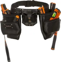 Toolpack Werkzeug-Gürtel mit 2 Taschen aus Leder Industrial 366.000