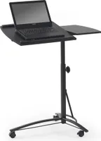 Halmar Stolík na notebook na kolieskach B-14 - čierna