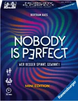 Ravensburger 26847 - Nobody is perfect Mini Edition - Kommunikatives Kartenspiel für die ganze Familie, Spiel für Erwachsene und Jugendliche ab 14 Jahren, für 2-4 Spieler