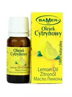 BAMER | Přírodní esenciální olej z citronu 7 ml - vůně pro aromaterapii, svíčky a saunu - ideální při katarech a kašli