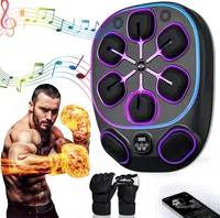 Boxmaschine mit Musik, Musikboxmaschine Wandmontage, Bluetooth Musikboxtrainer, 9 Modi & 9 Geschwindigkeiten, Pro Fitnessgerät für Erwachsene Kinder