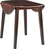 vidaXL Jedálenský stôl rozkladací okrúhly MDF Brown
