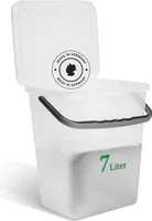 Novaliv Waschmittelbox mit Deckel 7 Liter I Transparent I 23,5 x 18 x 26,5 cm I Box Waschpulver Aufbewahrungsbox mit Henkel Waschmittel Aufbewahrung Waschmittelbehälter Waschpulverbehälter