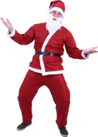 Weihnachtsmannkostüm (ohne Bart) für Erwachsene
