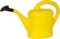 Geli Gießkanne Gelb aus Kunstoff 5ltr Fassungsvermögen mit Brause
