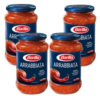 Barilla Pasta Sauce Arrabbiata herbvorragend zu Nudeln 400g 4er Pack