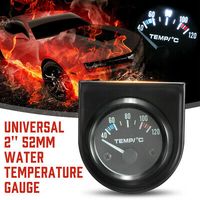 52mm Auto Pointer Wassertemperatur Temperatur Messgerät Universal 40-120 ℃ LED F
